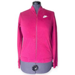 Nike Full Zip Up Lightweight Pink Jacket Women's Size Small