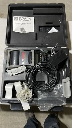 Brady TLS2200 Industrial Label Printer – Full Kit w/ Rolls & Case