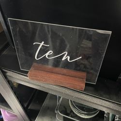 Table Numbers 