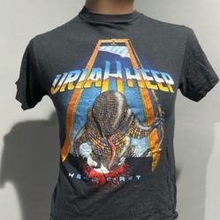 Vintage 1983 Uriah Heep Head First TShirt Med. Single Stitch NOT REPRODUCTION
