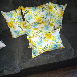 Decorative Throw Pillows  All For $10