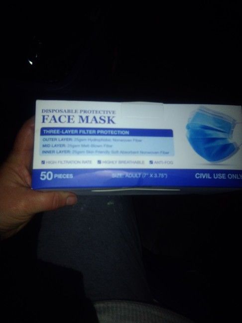 Civil Use Only Face Masks X 1000