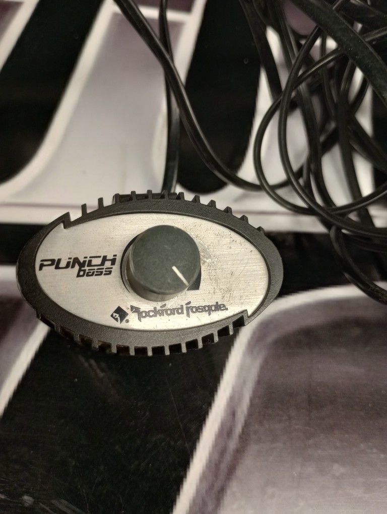 Old School Rockford Fosgate Punch Amplifier Bass Knob