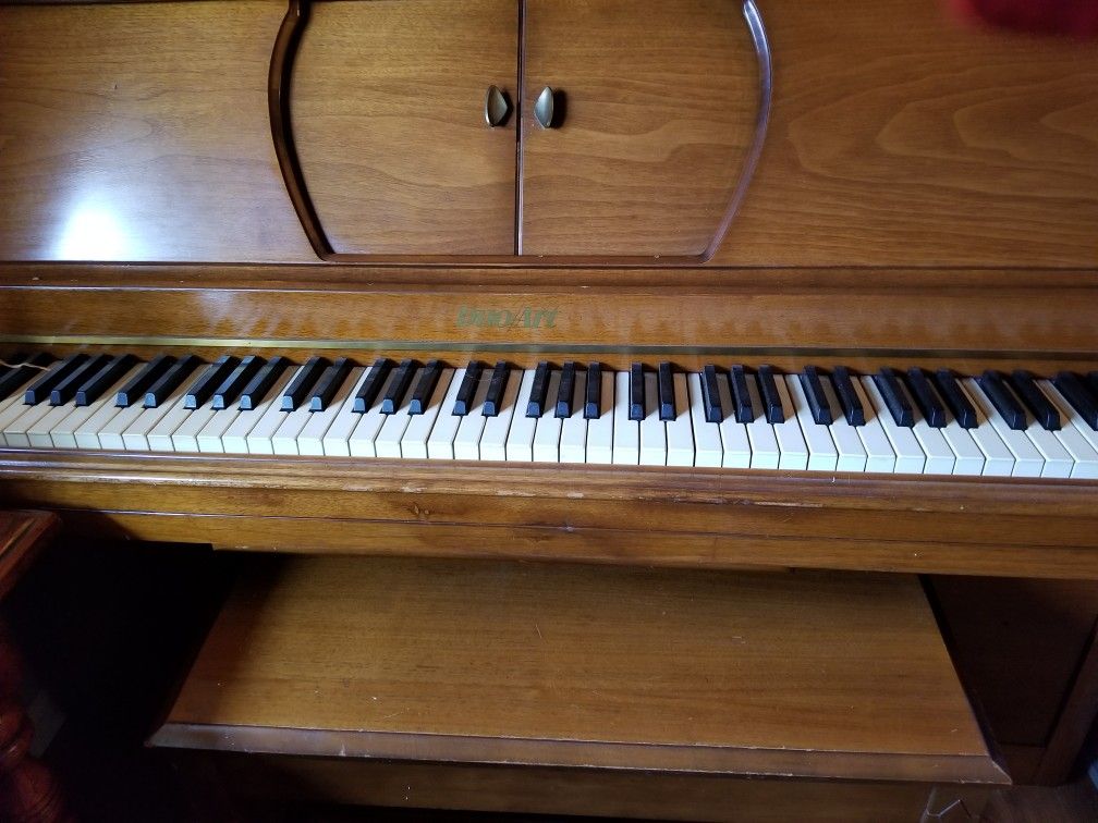 Player Piano, Bench, Music Rolls