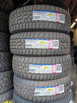 265/75R16 FALKEN RUBITREK  AT New tires and for 4 llantas nuevas instaladas y balanceadas open day 7
