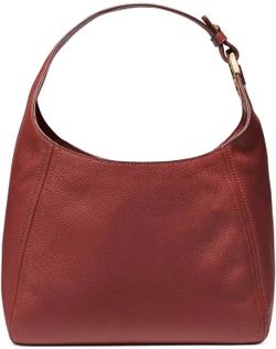 Michael Kors Fulton Large Slouchy Shoulder Bag in the color Cherry