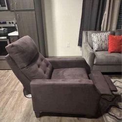 Grey Recliner