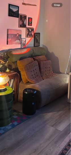 Brown couch no bones