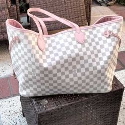 Louis Vuitton Neverfull Tote  Pink Limited Edition 