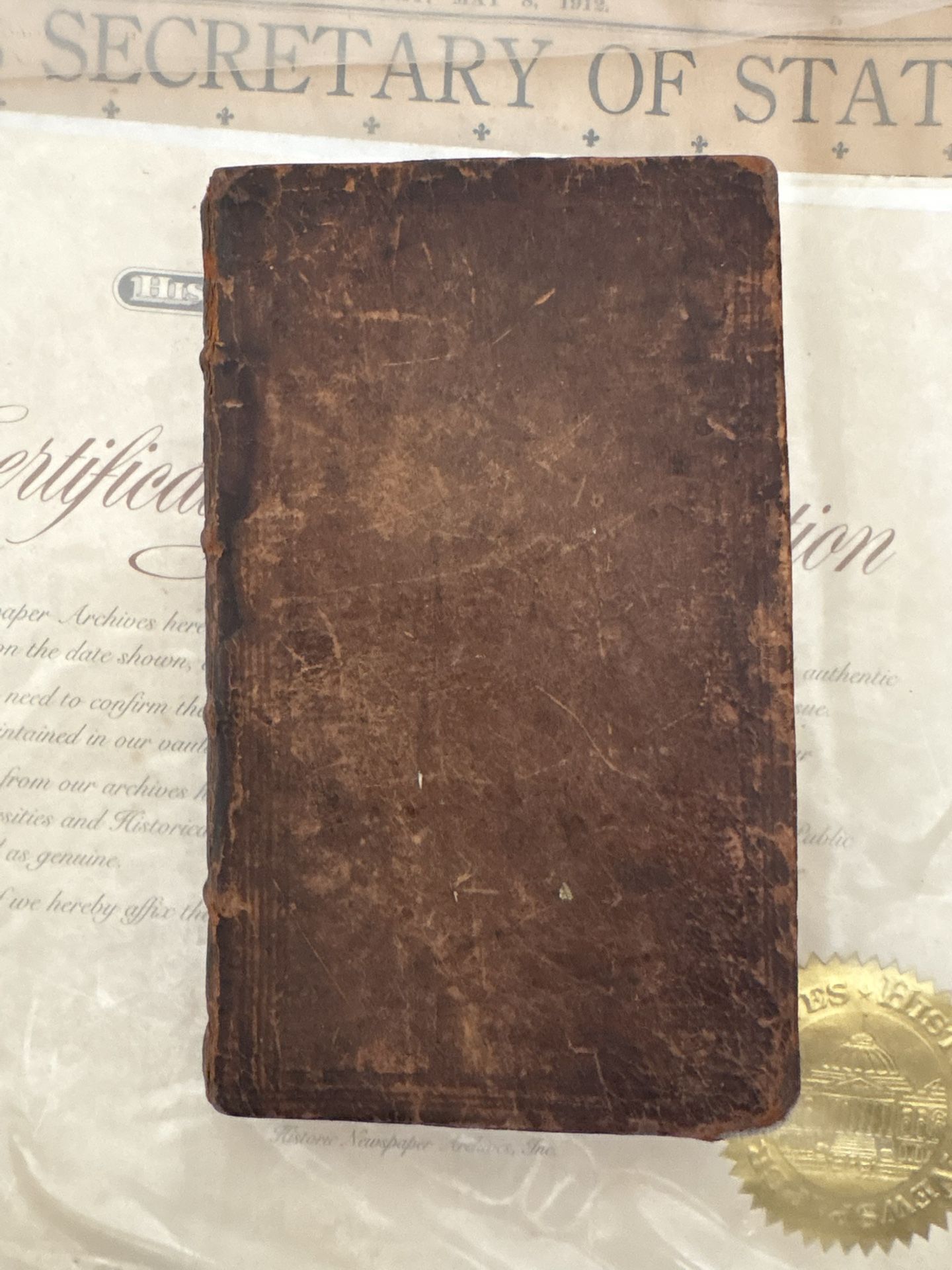 1784 Antique Book 