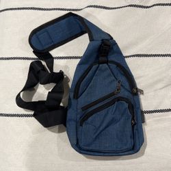 Cross Body Small Backpack With Zipper pockets