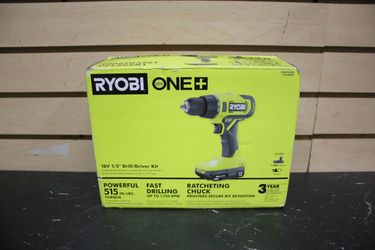 RYOBI ONE+ 18V 1/2" Drill/Driver Kit PCL206K1