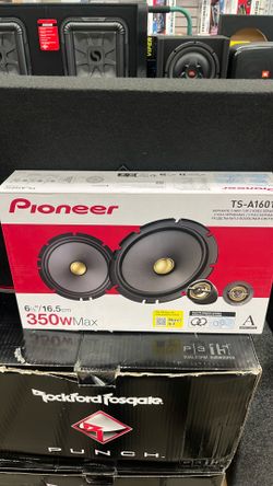 Pioneer 6.5” component speakers 350 watts max power