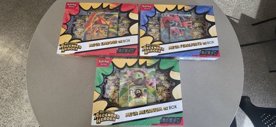 Pokémon TCG: Mega Evolution Ascended Heroes ex Boxes - 3 Box Bundle