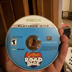 The Simpsons Road Rage (Platinum Hits) (Microsoft Xbox, 2003) Disc Only 