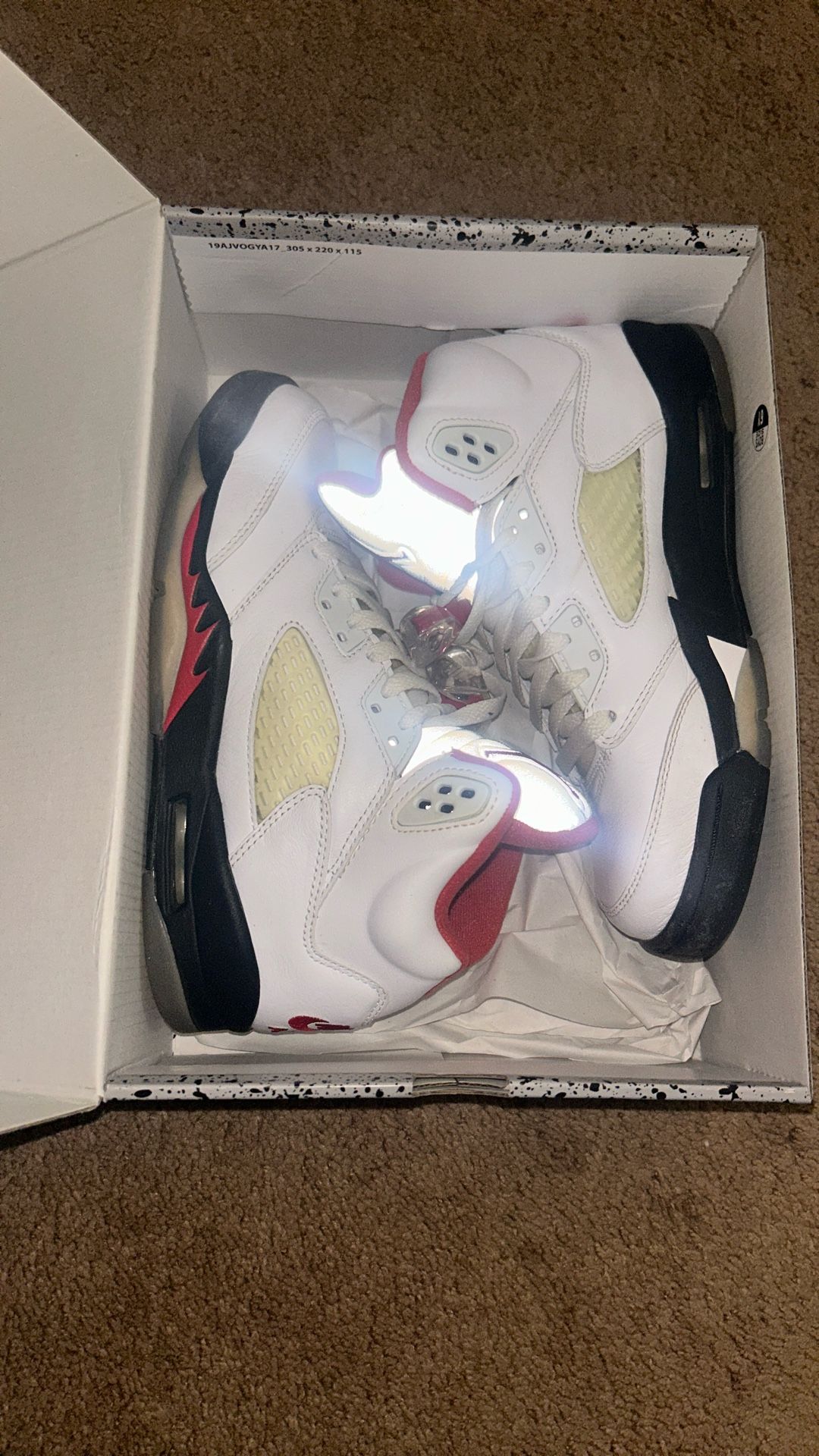 Jordan 5 Retro Fire Red 