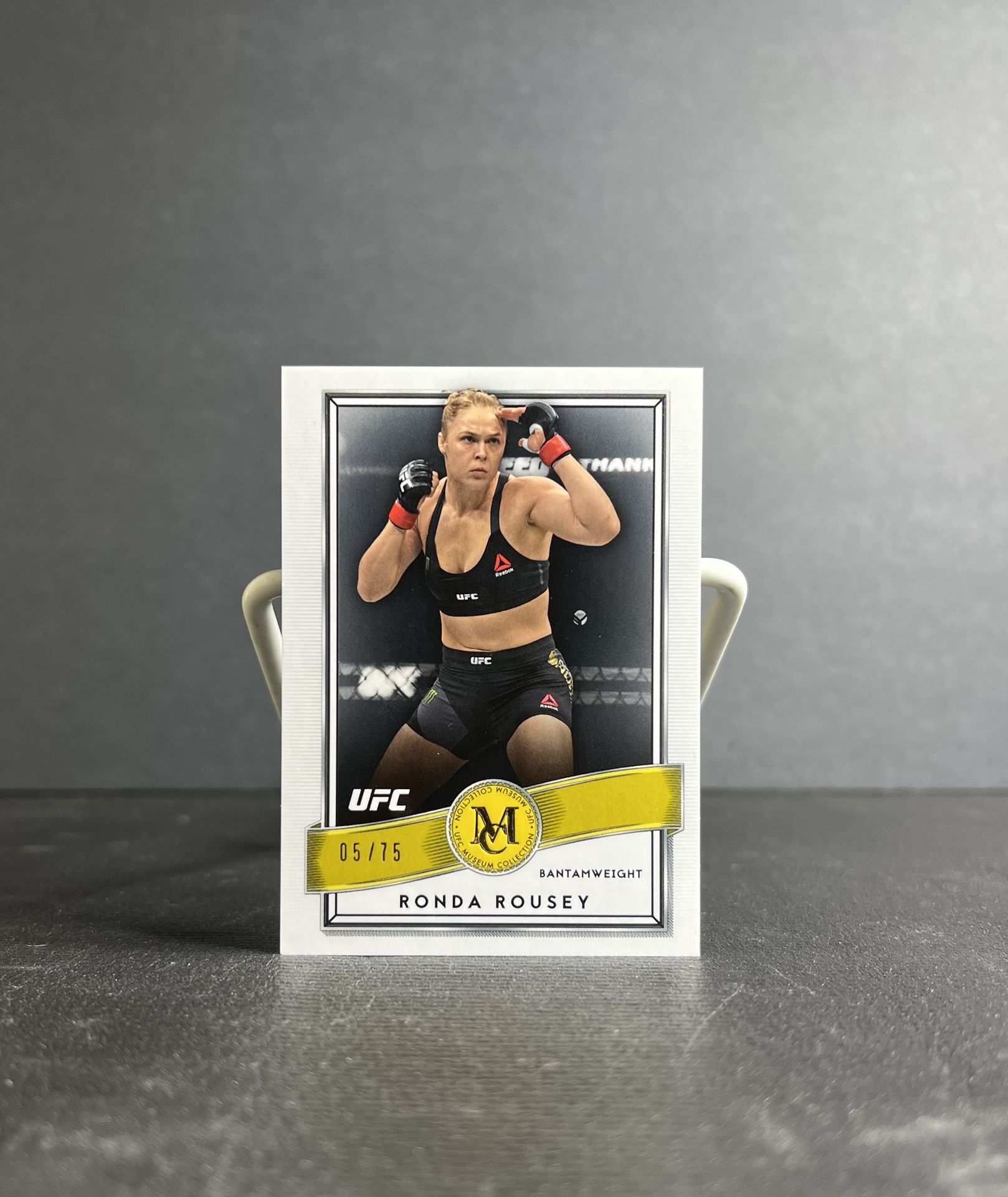 2016 Topps Museum Collection - Ronda Rousey #10 Gold /75