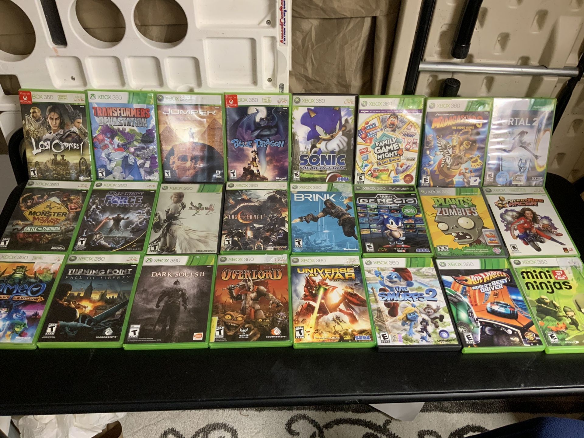 XBOX 360 GAME BUNDLE 24 Teen and E rated