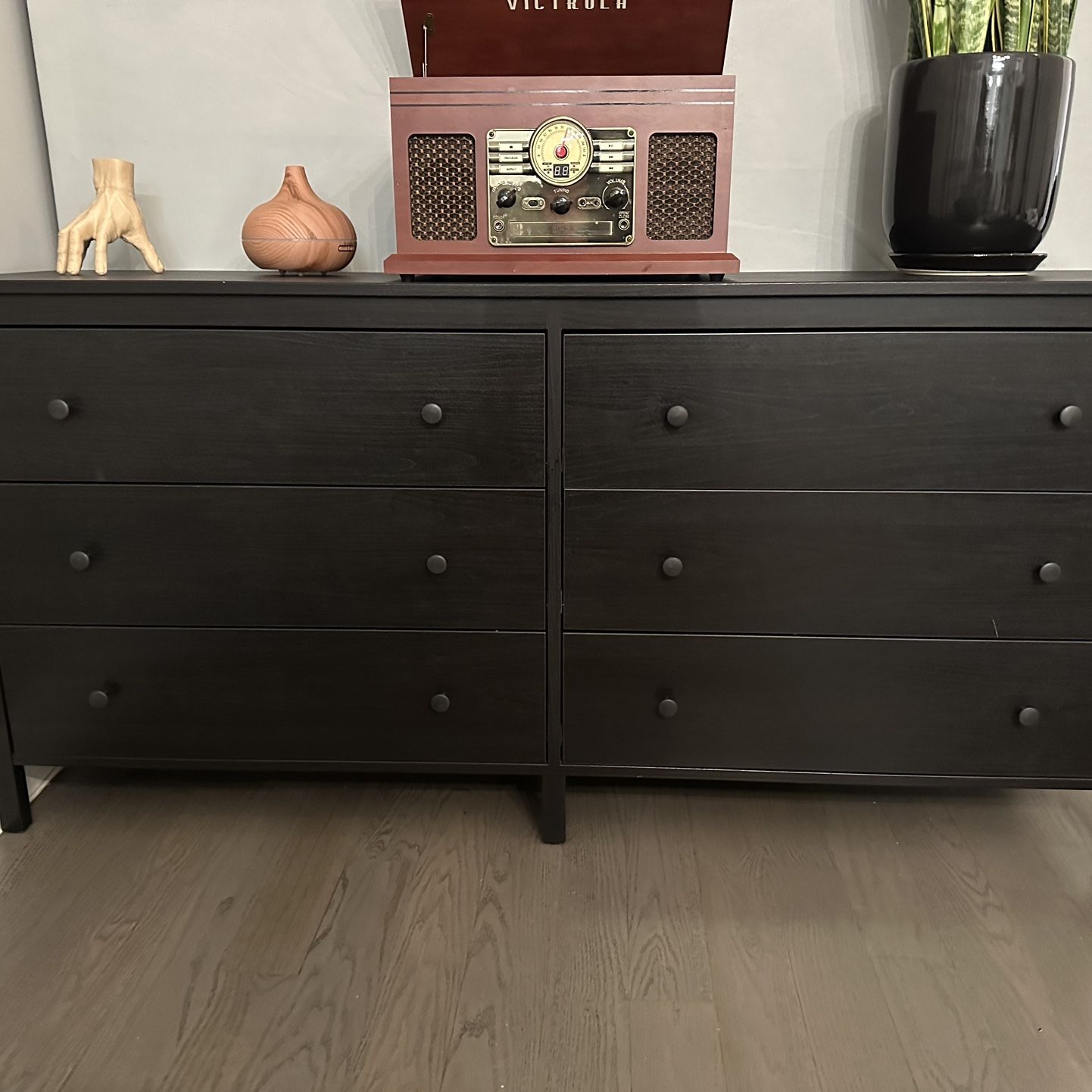 ikea dark brown dresser IKEA HEMNES 3-drawer dresser, black-brown, 42 1/2x37 3/4