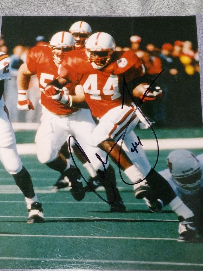 Calvin Jones Nebraska Cornhuskers Signed Autographed 8 X 10 Vegas Raiders