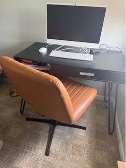 Desk and chair