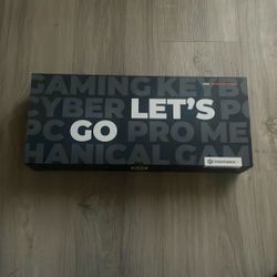 CyberPower CK60 RGB White Gaming Keyboard With Coiled Cable