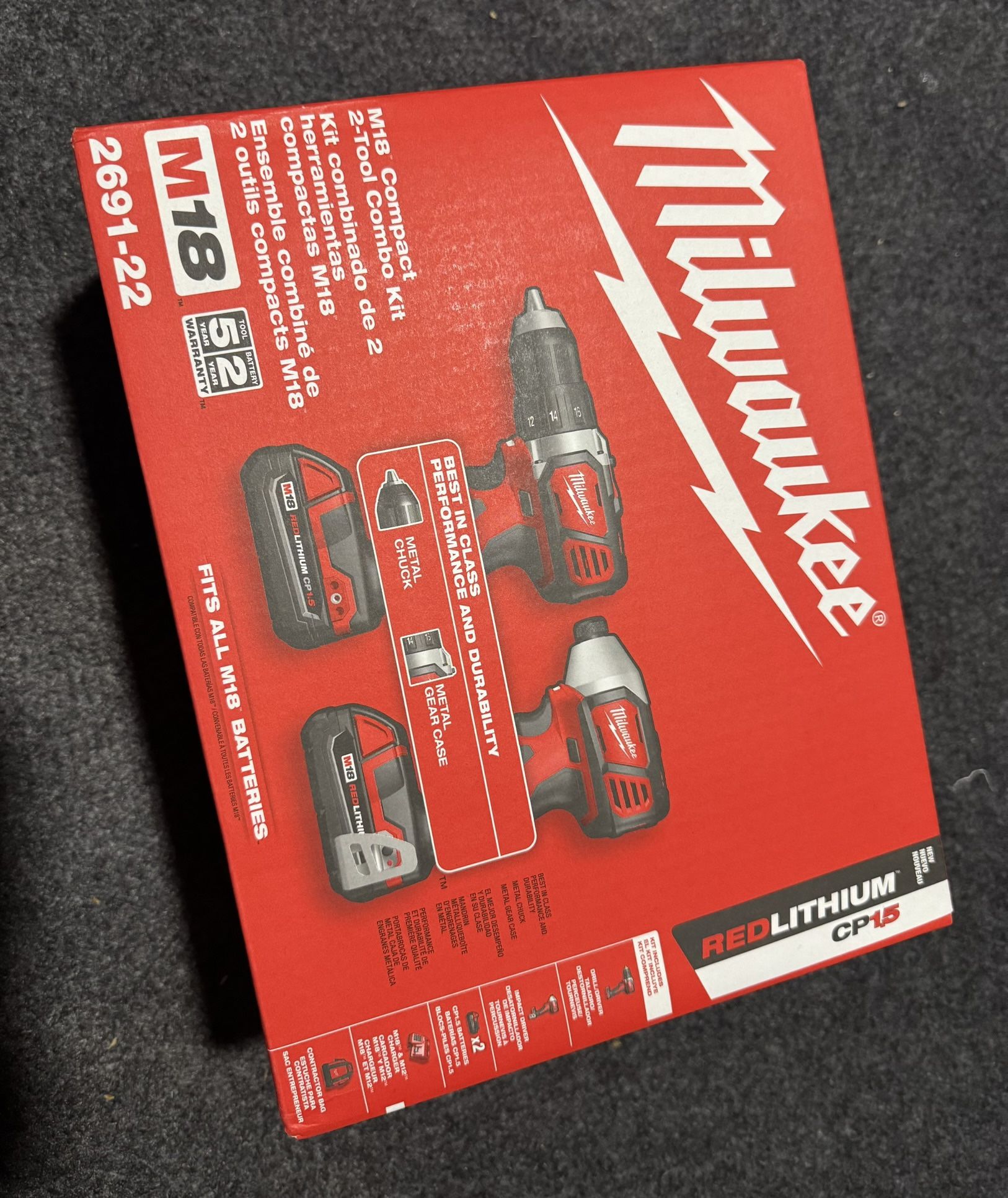 Milwaukee Drill set