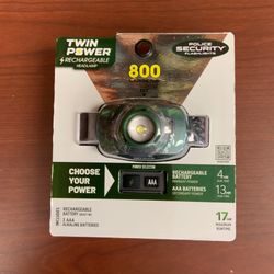 Police Security Flashlights 800 Lumens Headlamp New