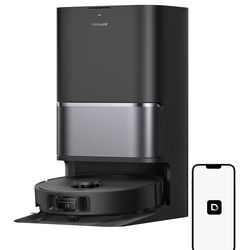 DREAME L40 Ultra Gen 2 Robot Vacuum and Mop with 25,000Pa Suction, Extendable Side Brush and Mop, All-in-One Self-Emptying & Cleaning Dock, Voice & Ap