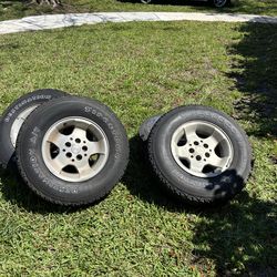 Jeep Wrangler TJ wheels and tires