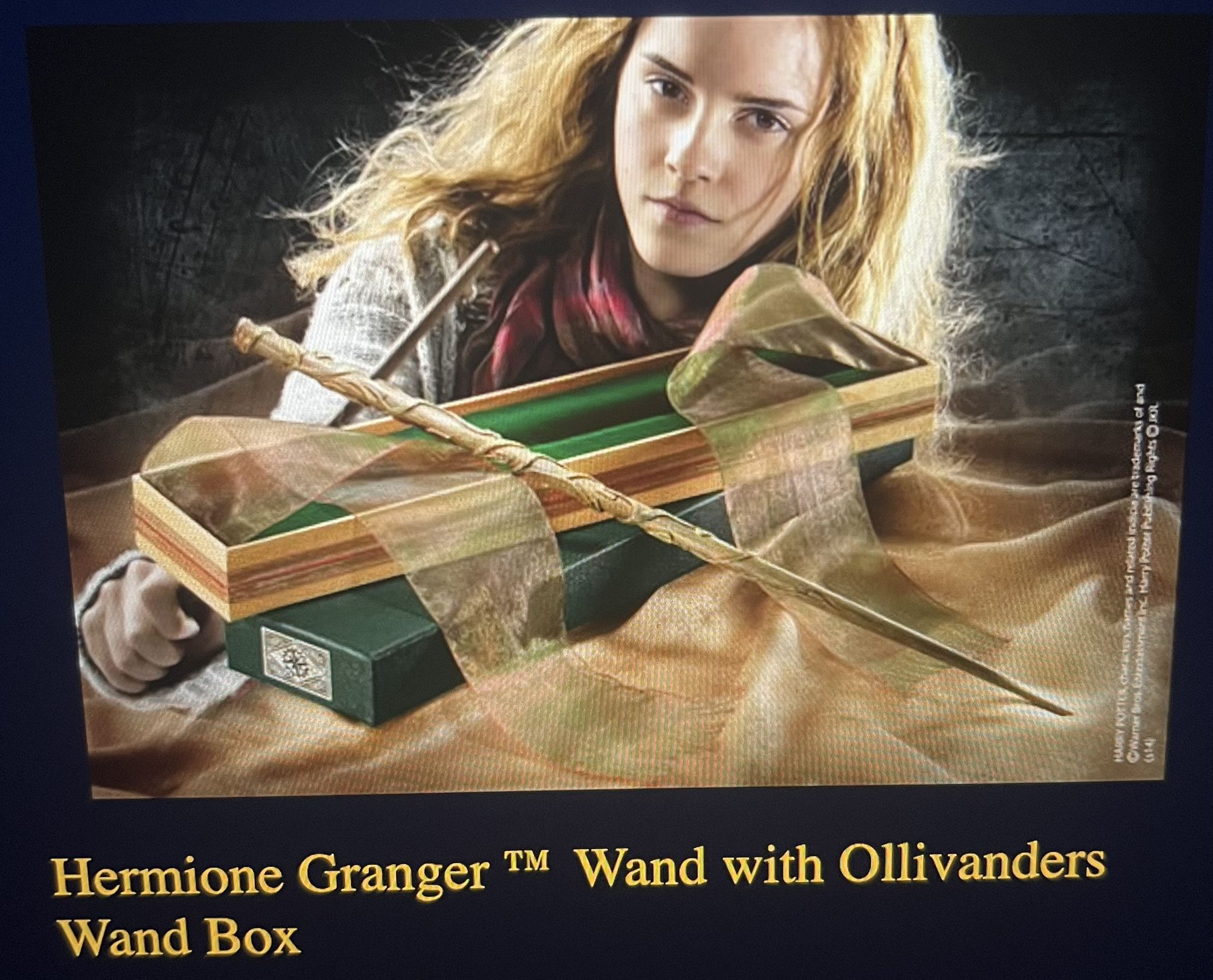 Hermione Granger Wand With Ollivanders Wand Box