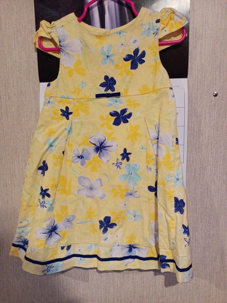 KRU LITTLE YELLOW FLOWER DRESS