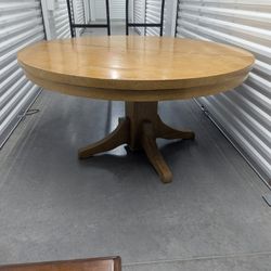 Round Solid Wood Table