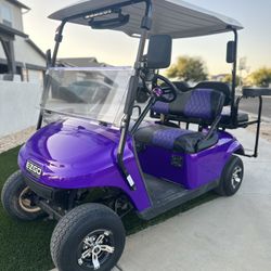 E-Z-GO Golf Cart W/48v Lithium Battery 