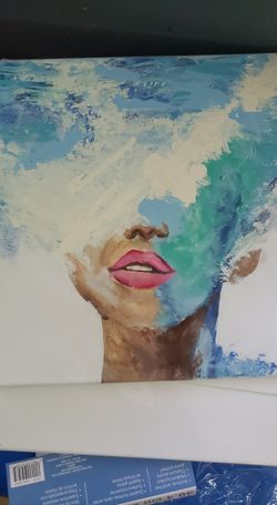 Small canvas painting