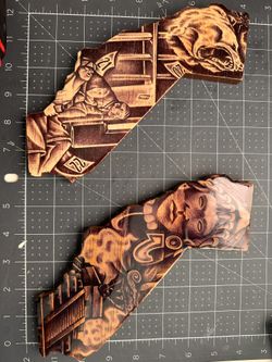 Wood Artwork Made From Prison