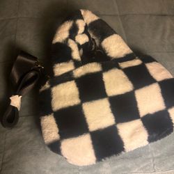 Cute fuzzy purse