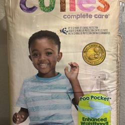 Disposable Diapers One Pack Is Full The other Has At Least A Dozen In It. 