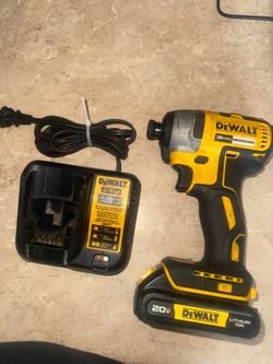 Dewalt drill and charger