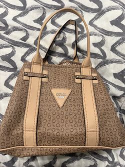 Guess Monogram Tote Handbag