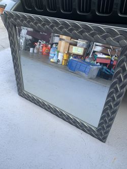 24x36 Beveled Mirror With Hooks To Hang (2) Ways . Retails $139 + Reduced From $55 