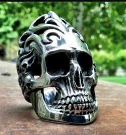Aztec Mayan Skull ring size 10