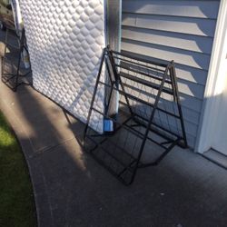 Bed Frame And Bed (Hardly Used)