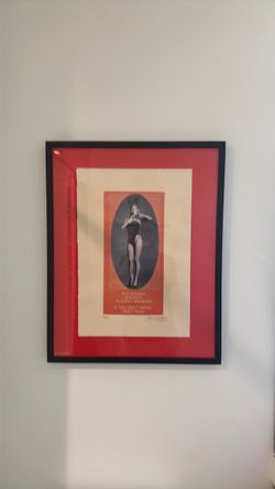 Kate Moss Signed and Framed