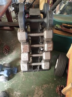 Dumbbell Rack Used