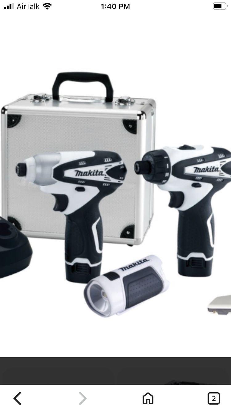 Makita 12 Volt Max Lithium-Ion Cordless 3-Piece Combo Kit - LCT314W