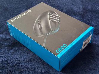 NEW - Logitech G600 MMO Gaming Mouse 20 Buttons RGB - Black, Factory Sealed, NIB