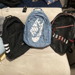  3-Backpack Bundle Deal — Adidas, Jordan & Nike!