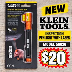 $20 New Klein Tools Inspection Penlight with Laser, Model 56026