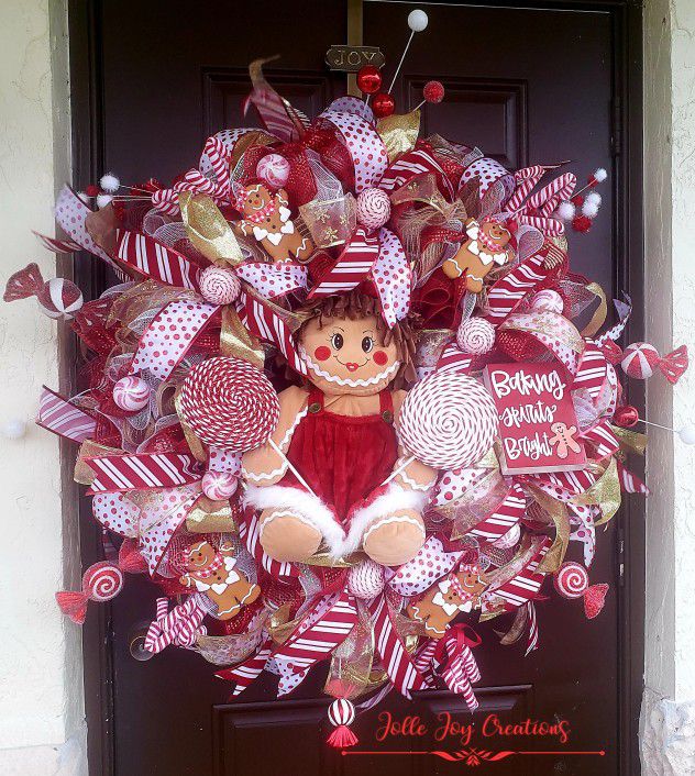 Gingerbread Girl Wreath